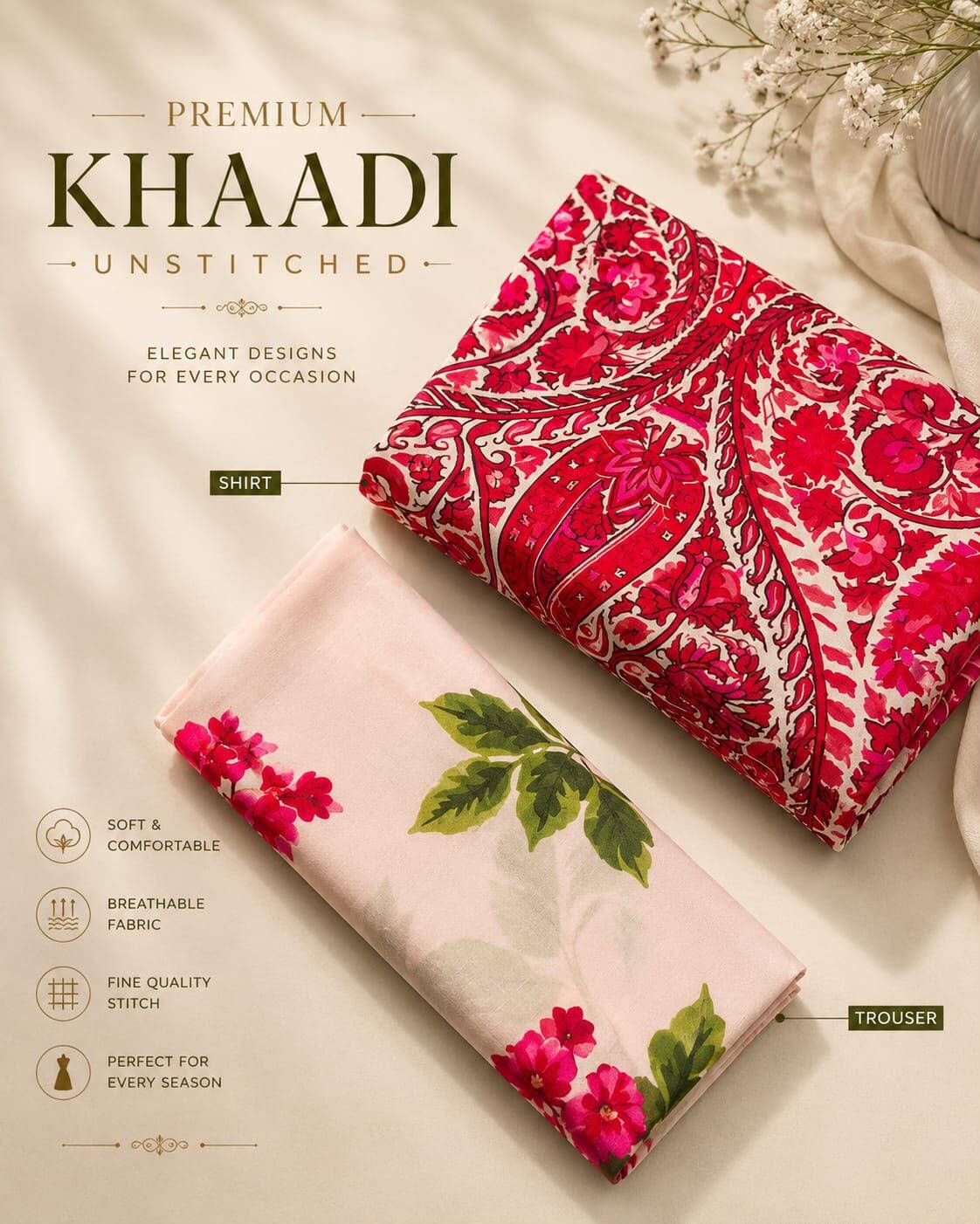 KHAADI VOL-2 LAWN LUXURY PRINTS 26!