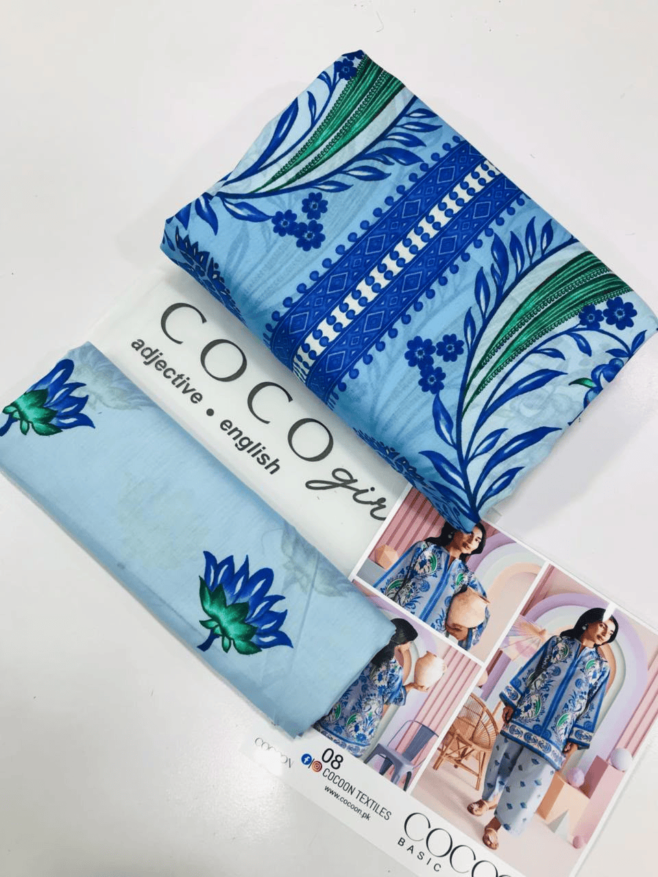 COCOON 2PCS PRINTED  LAWN  COLLECTION💞
