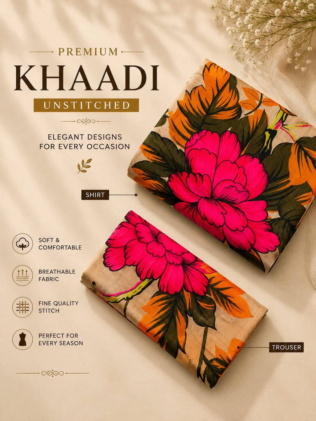 KHAADI VOL-2 LAWN LUXURY PRINTS 26!