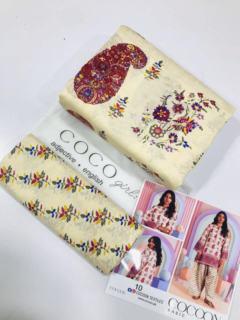 COCOON 2PCS PRINTED  LAWN  COLLECTION💞