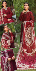 A floral fantasy three-piece suit
