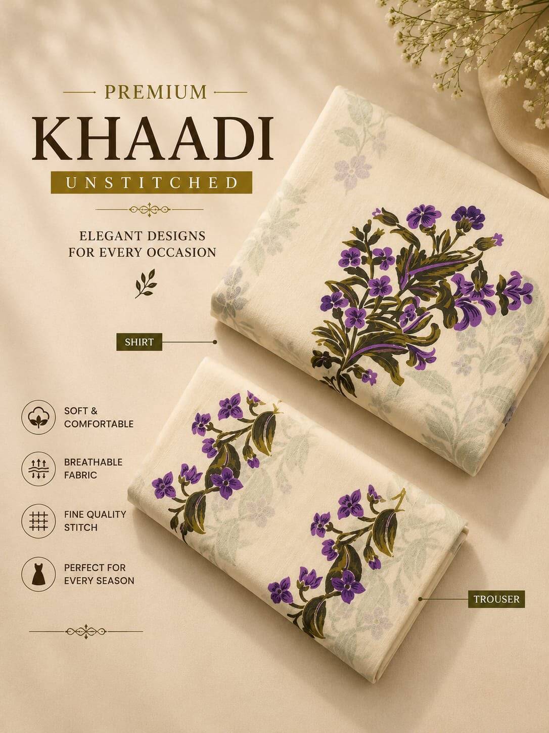 KHAADI VOL-2 LAWN LUXURY PRINTS 26!