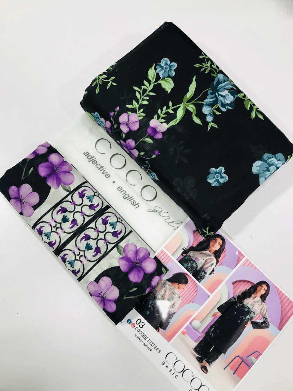 COCOON 2PCS PRINTED  LAWN  COLLECTION💞