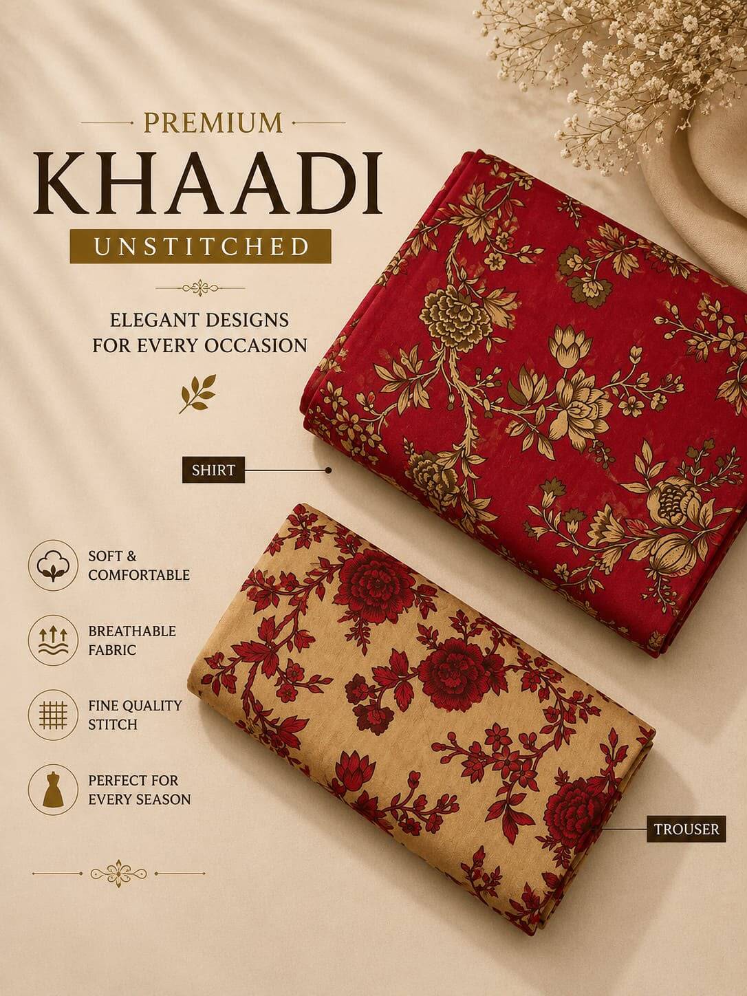 KHAADI VOL-2 LAWN LUXURY PRINTS 26!
