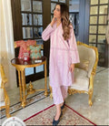 3  peice Egyptian lawn & Semi pure Chiffon