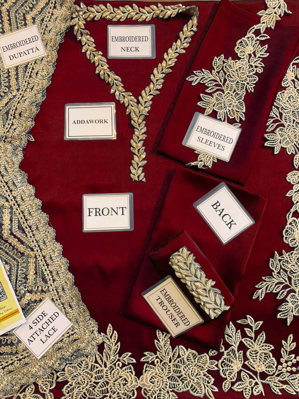 3 Peice Embroided Suit