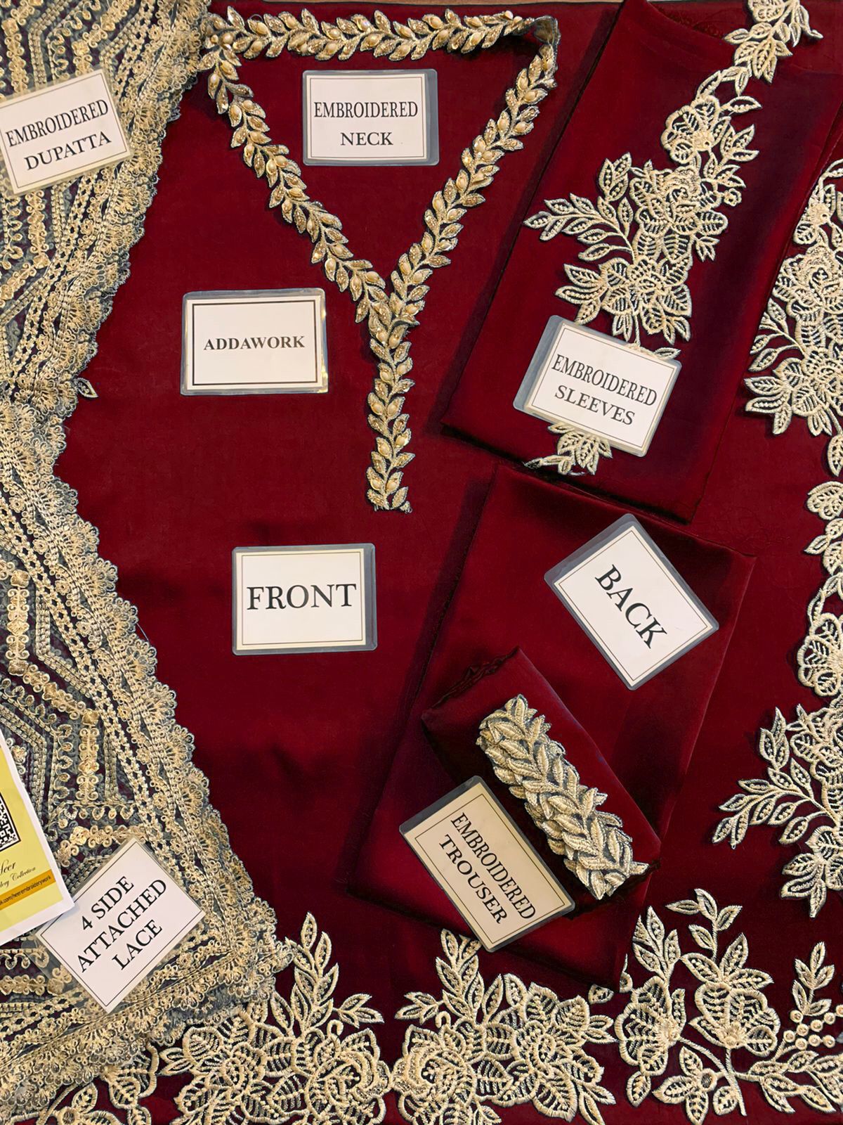 3 Peice Embroided Suit