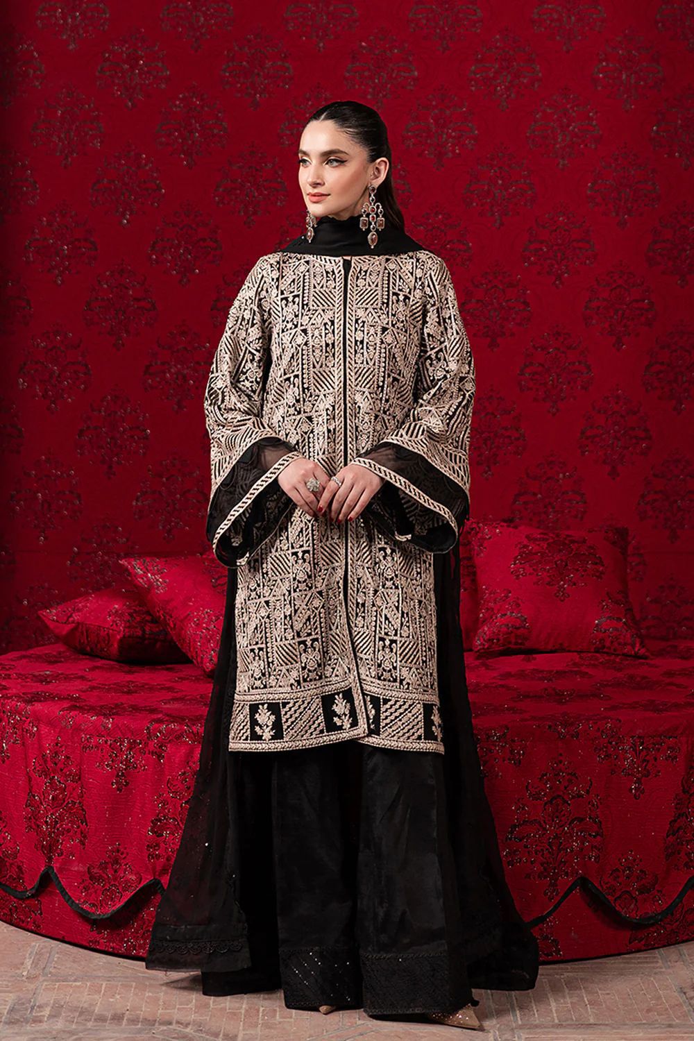 3 peice chiffon suit